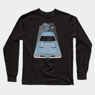 Dodge Coronet Super Bee 1970 - light blue Long Sleeve T-Shirt